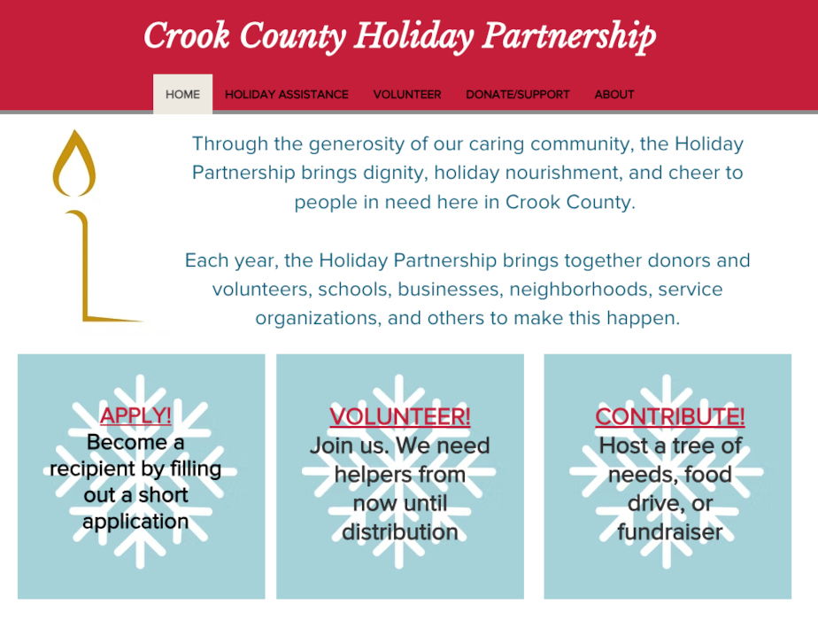 Crook County Foundation invites community to support the 2025 Holiday Partnership 
