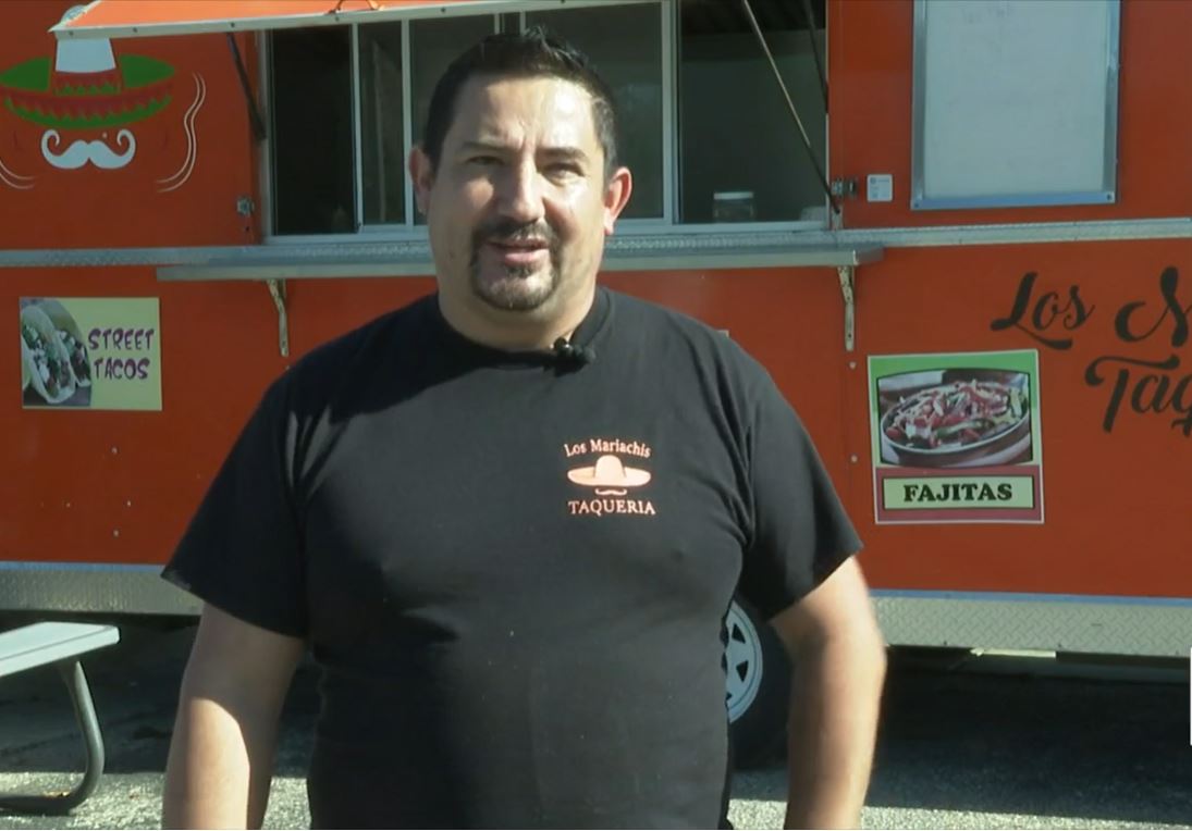 Kansas food truck owner Javier Guzman is giving back after his son’s brain tumor diagnosis.