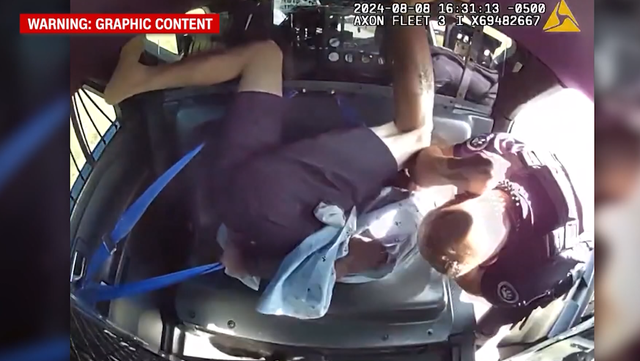 The Jonesboro police chief watched the video about the county sheriff’s office told him about the incident. He fired Harris after viewing the footage.