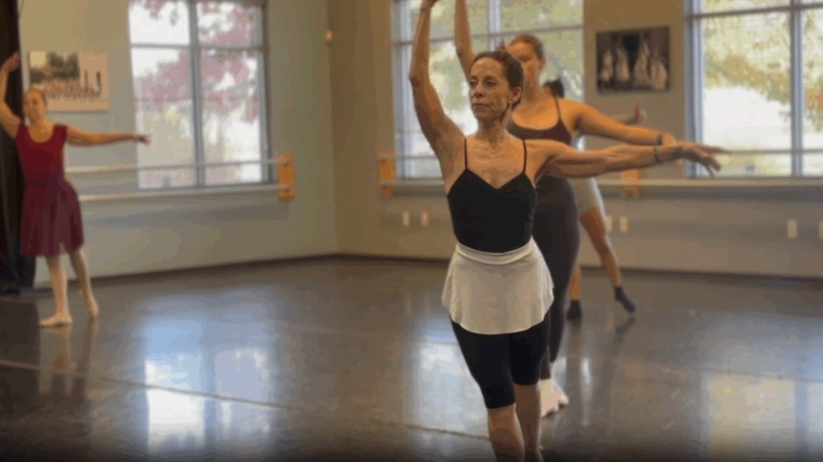 A 69-year-old student says she started practicing ballet at 60