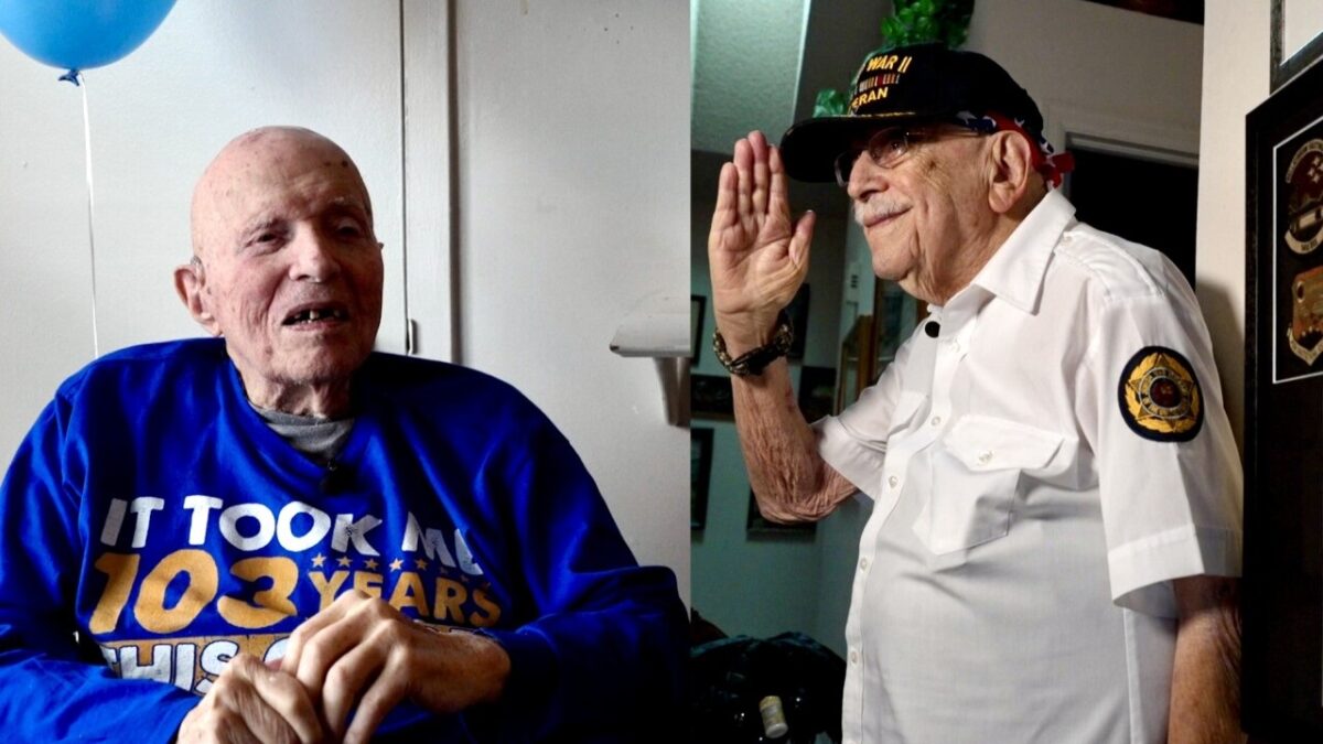 Denver7 spoke to two local heroes who celebrated milestone birthdays and Veterans Day this Tuesday.