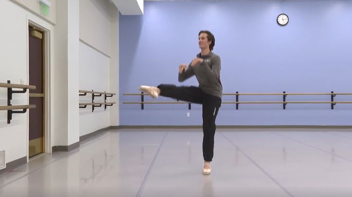 Sounds of pointe shoes can always be heard inside the studios of Ballet West