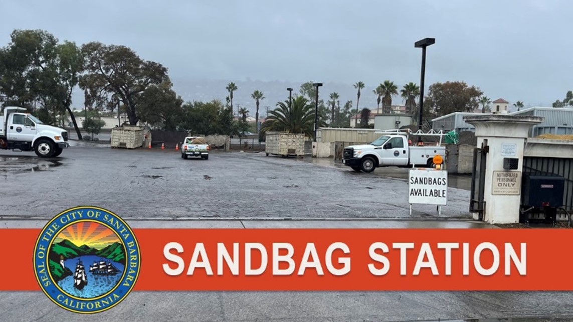 Second Round of Rain Launches Sandbag Stations on Central Coast