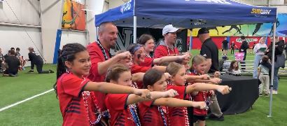 The team made history on Sunday in Marlboro with an electric come-from-behind victory against an all-boys team to claim the championship trophy. The girls were down one point