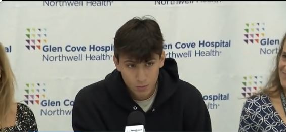 The life of a 17-year-old Locust Valley High School basketball player was saved on the court