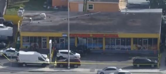 An argument between two women inside a restaurant on Northwest 119th Street ended in a stabbing on Wednesday afternoon