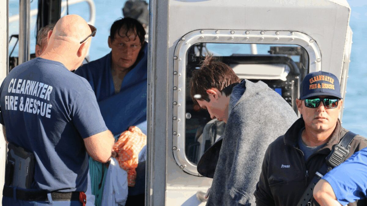 The U.S. Coast Guard successfully located four missing boaters who failed to return from a fishing trip on Monday.