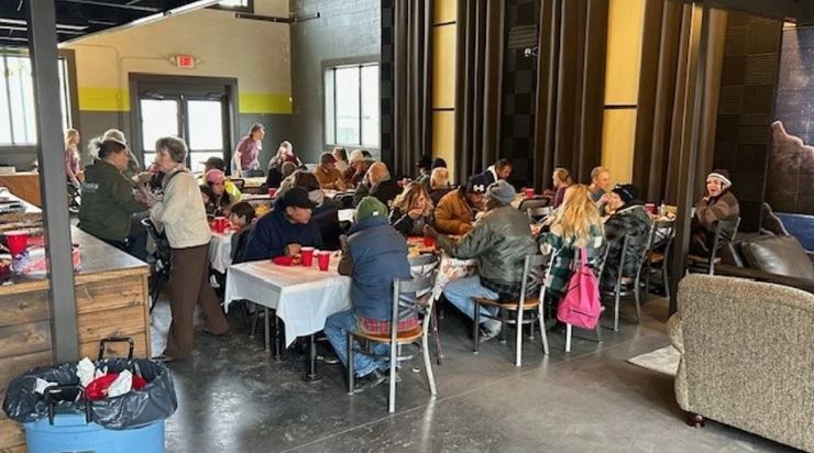 Non-profits opened their doors serving Thanksgiving meals with love to hundreds. But at the Hendersonville Rescue Mission