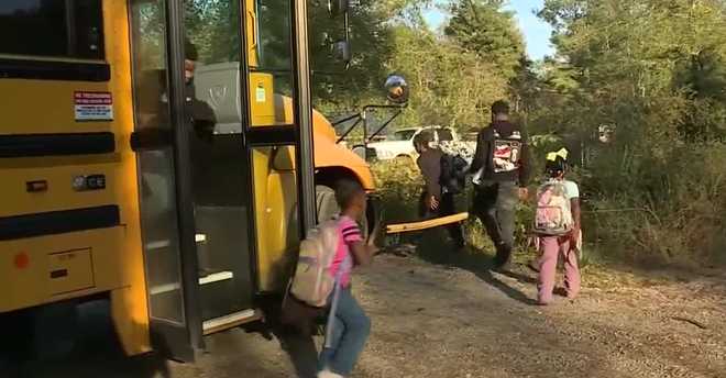 Children in Talladega County were told to crawl under a train after getting off the school bus to get home on Wednesday. It happened at a train track crossing Diamond Lane in Mardisville