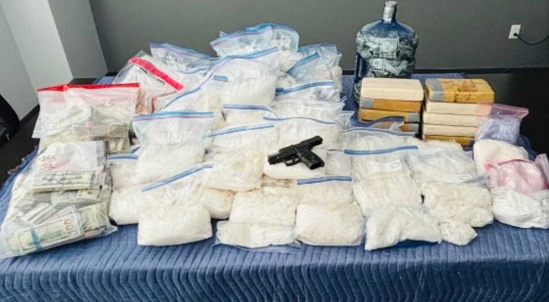 A federal investigation in North Carolina led to the seizure of nearly 75 kilograms of narcotics and more than $375
