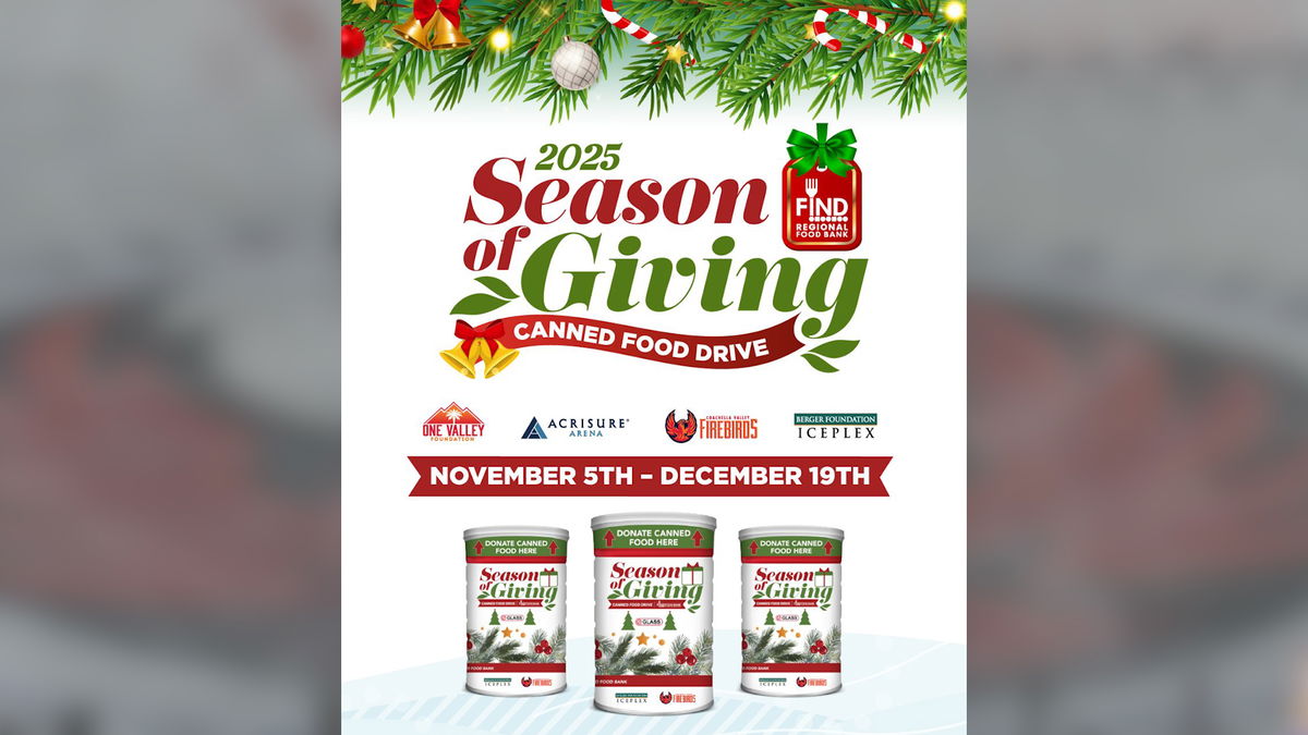 Firebirds partner with FIND Food Bank for annual canned food drive