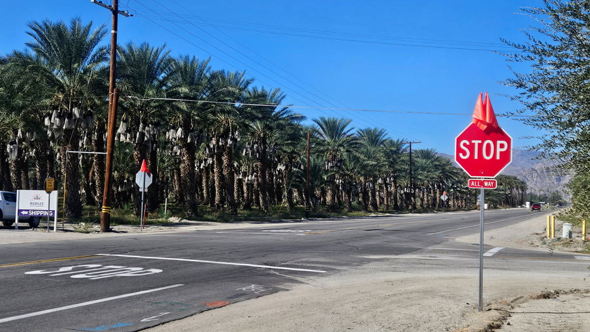 New stop signs installed in Thermal area to improve traffic safety