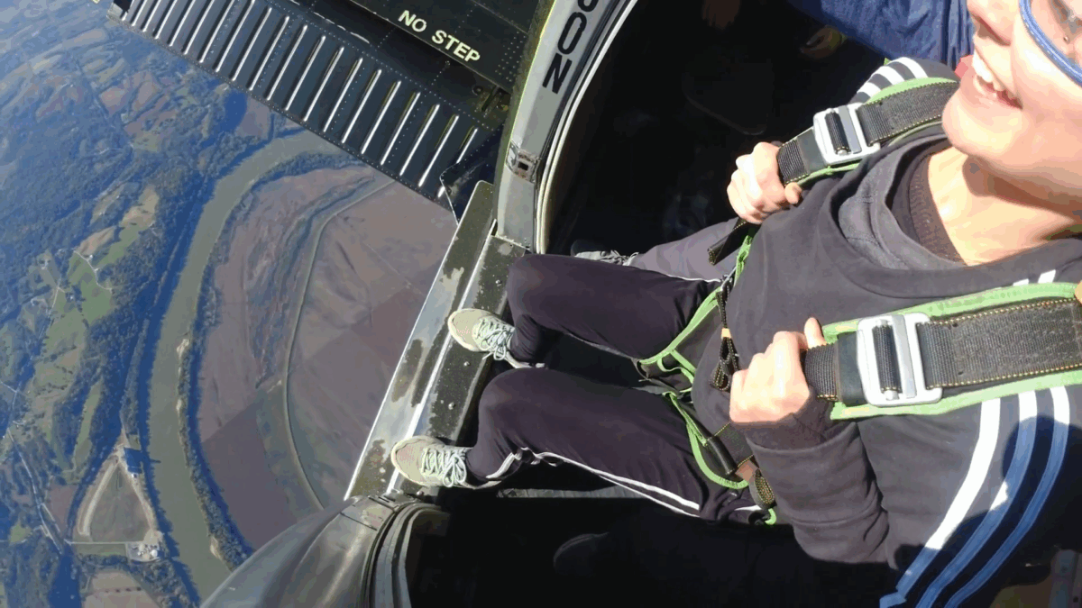 Skydivers take the leap for Noyes Home for Children