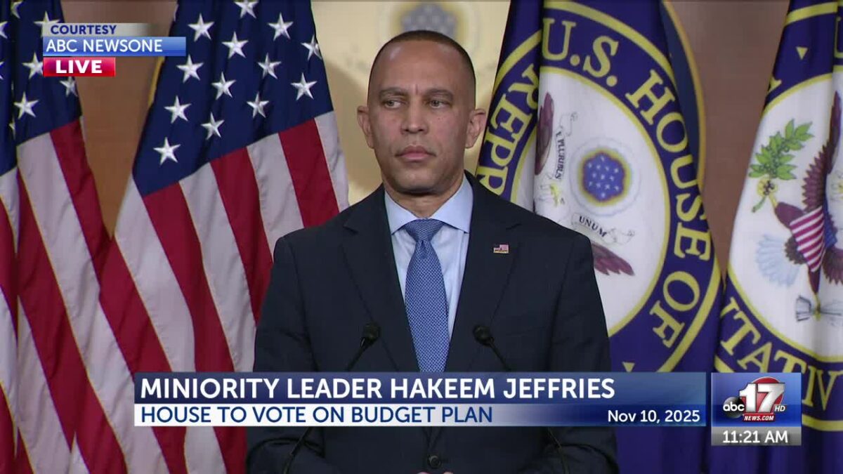 WATCH: House Minority Leader Hakeem Jeffries talks about shutdown deal