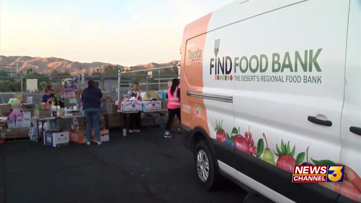 College of the Desert and FIND Food Bank partner for food distribution events