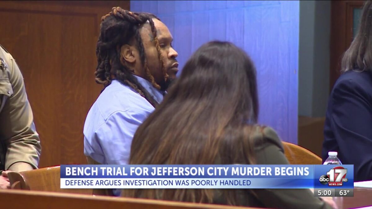 Jefferson City murder suspect begins bench trial Monday