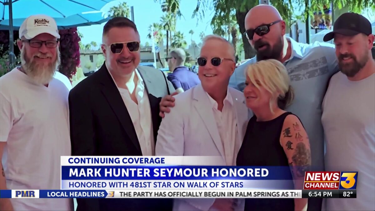 Hunter’s Nightclub founder Mark Hunter Seymour honored with star on Palm Springs Walk of the Stars