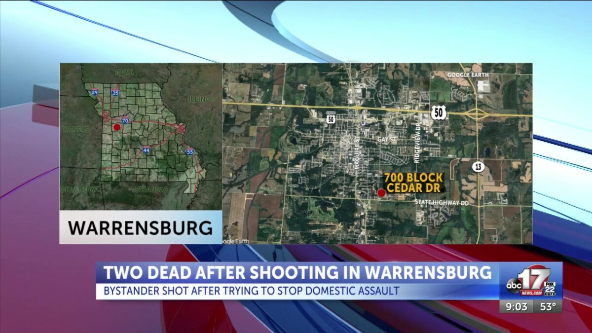 Two dead in Warrensburg shooting involving Whiteman AFB Airman