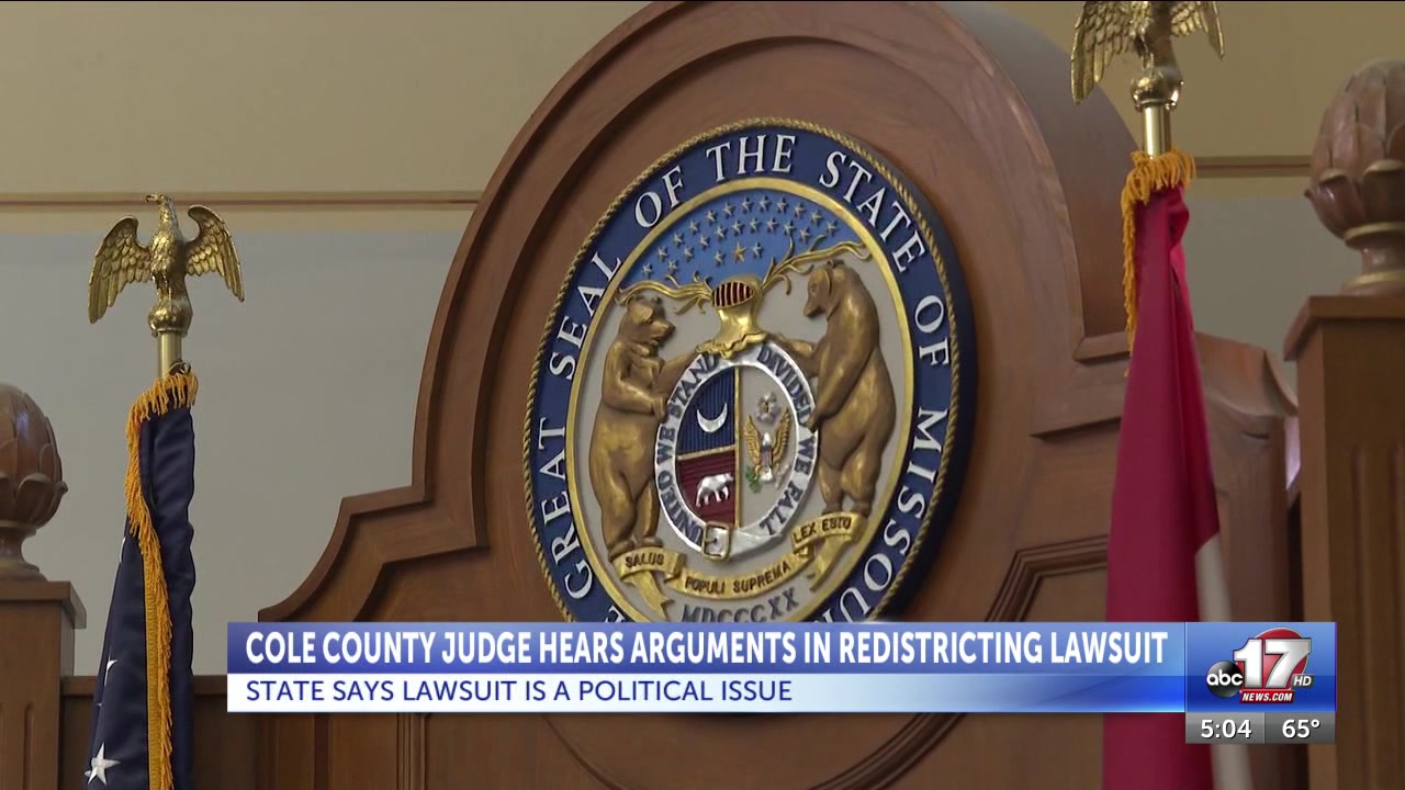 Cole County Judge considering arguments to the first of the redistricting lawsuits