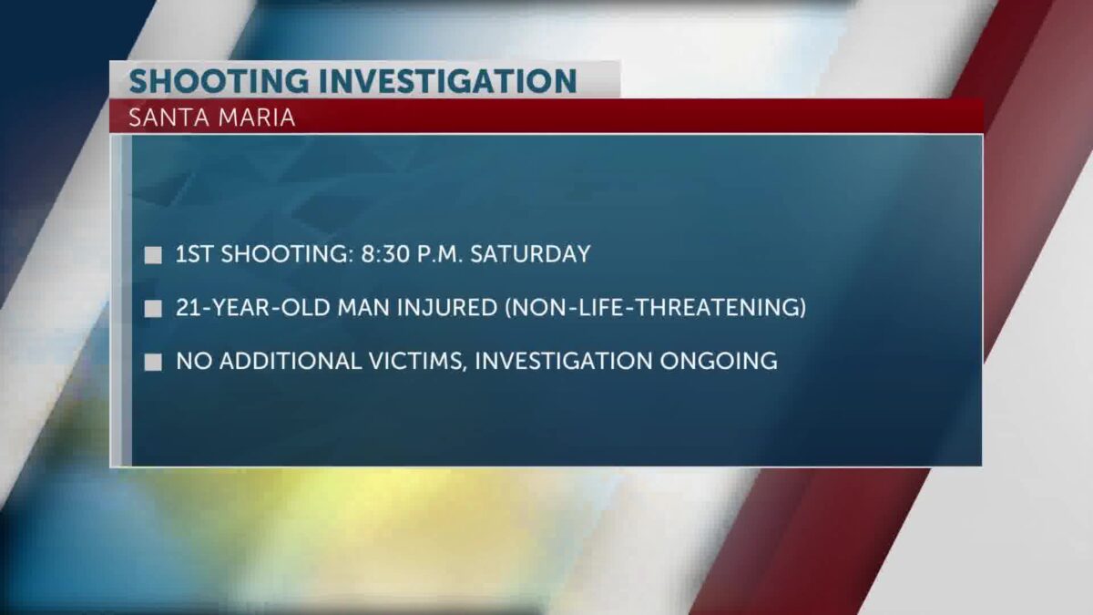 Man injured after shooting in Santa Maria