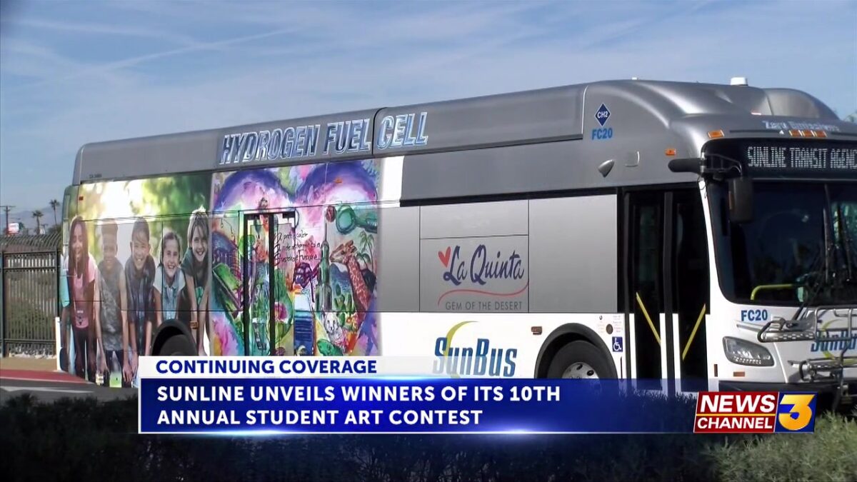 Sunline unveils winners of 10th annual student art contest