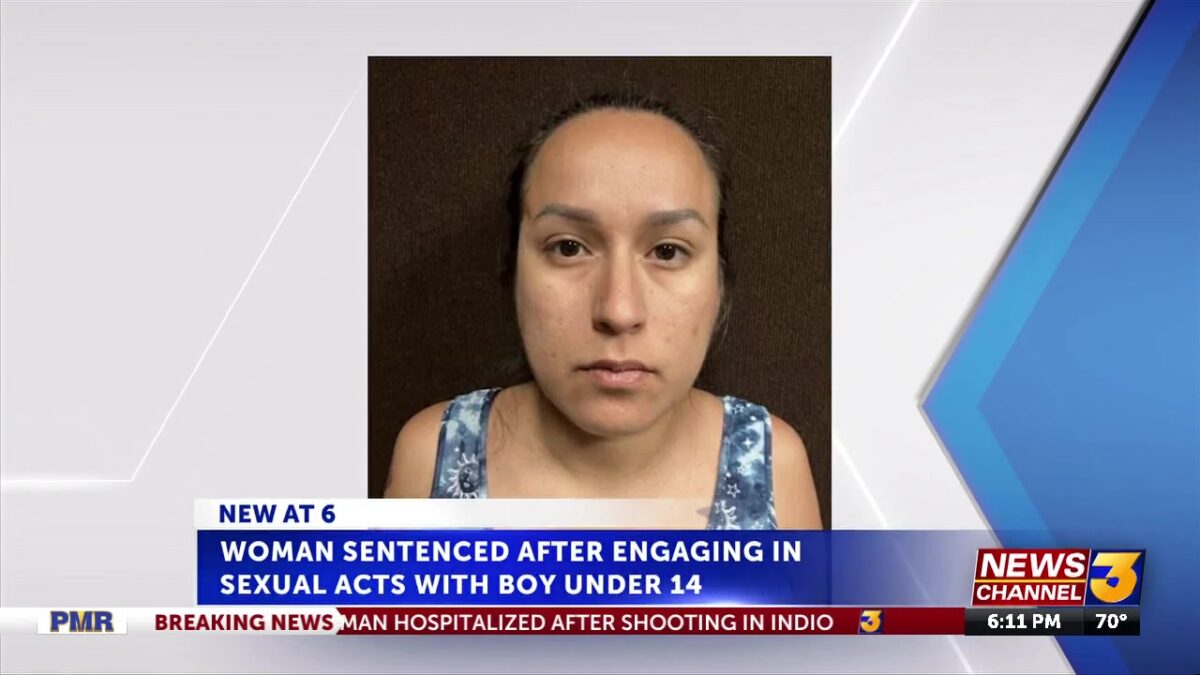 Woman who sexually abused Banning boy sentenced