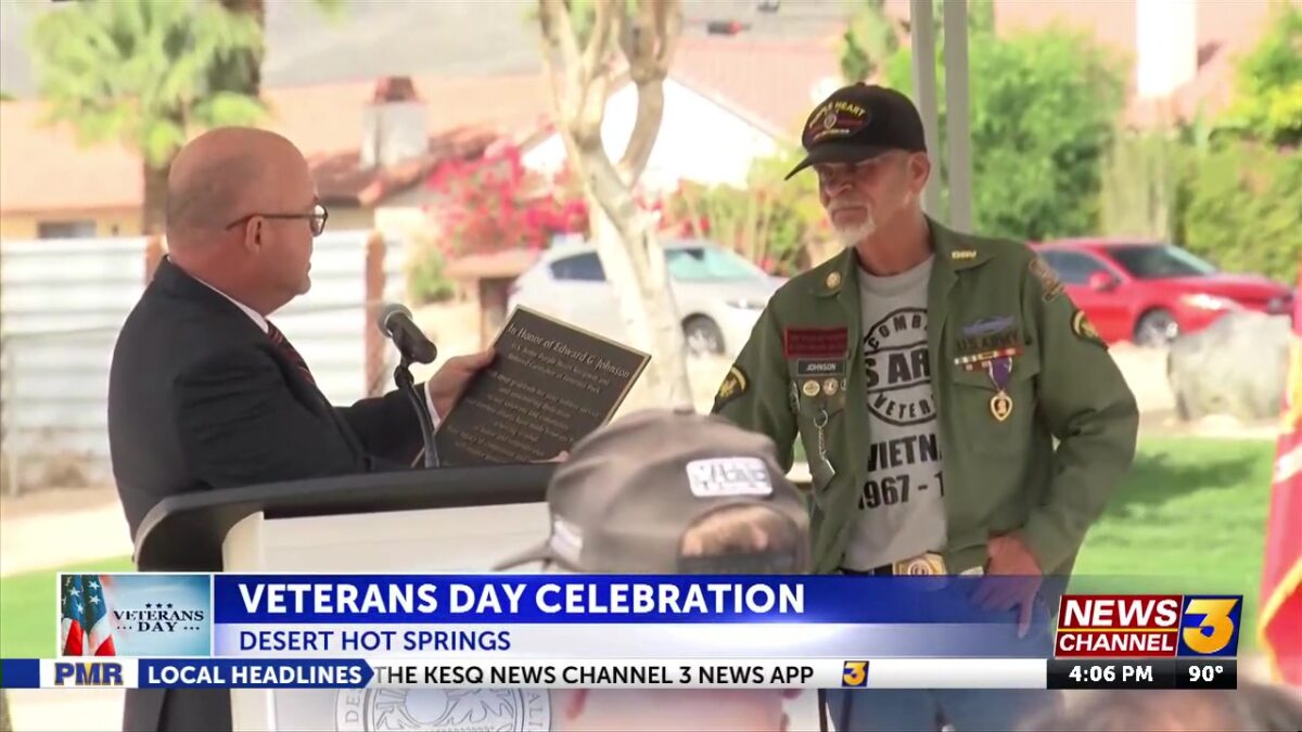 Desert Hot Springs honors veterans at annual ceremony