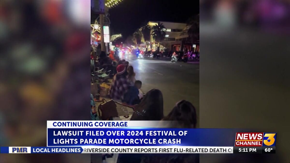 Victims of Festival of Lights Parade crash officially file lawsuit against Palm Springs