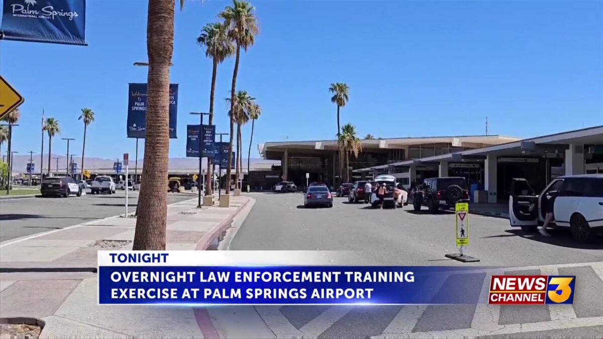Palm Springs International Airport to Host Annual Law Enforcement Exercise