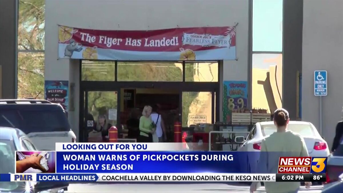 Pickpocket victim warns crimes could be on the rise this holiday season