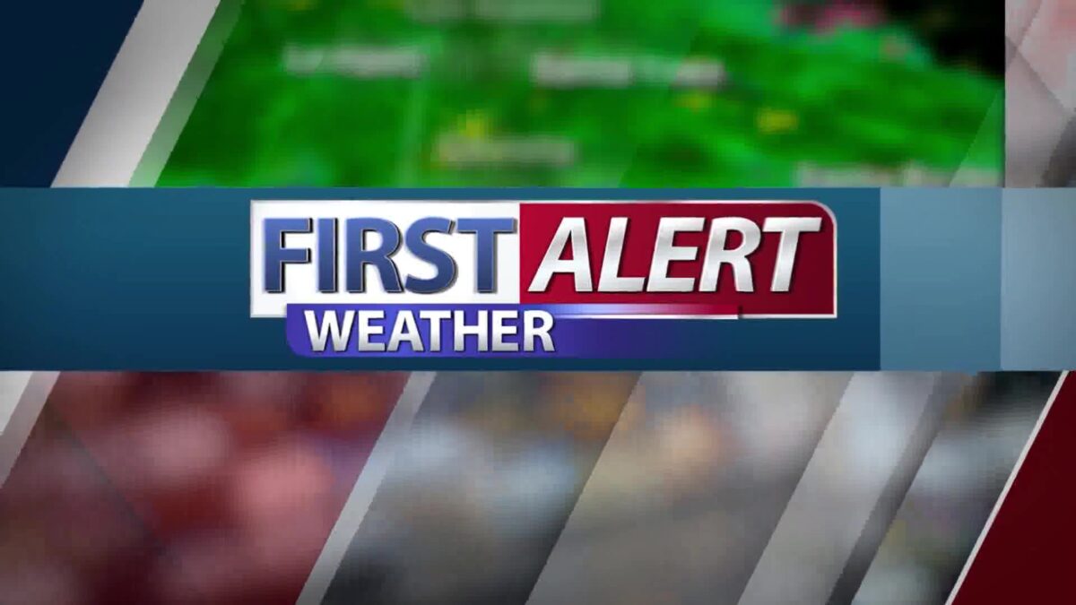 Rain moves out Friday