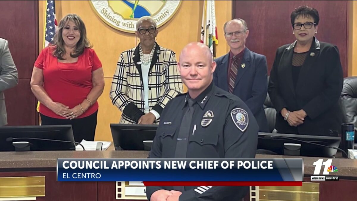 City of El Centro names new Chief of Police