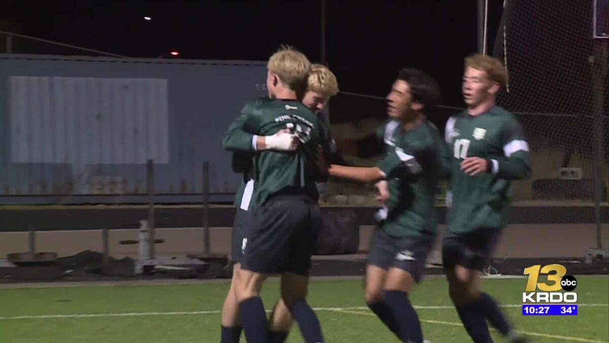 The Pine Creek boys soccer team is moving on the Class 5A playoffs