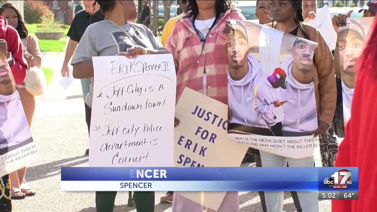 Jefferson City shooting victim’s family demands answers on courthouse steps