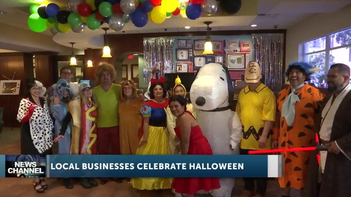 Employees as Colorful TV Characters Among The Surprises Customers have had Over Halloween
