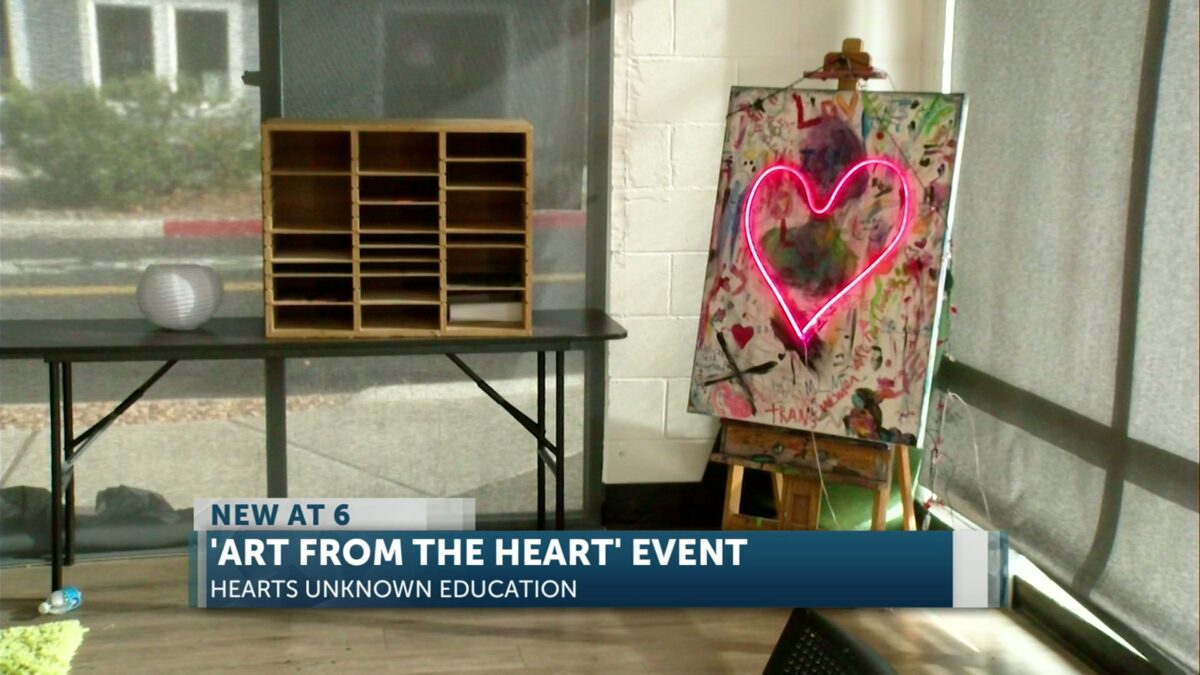 Local nonprofit HUE hosts ‘Art from the Heart’ event to empower young artists