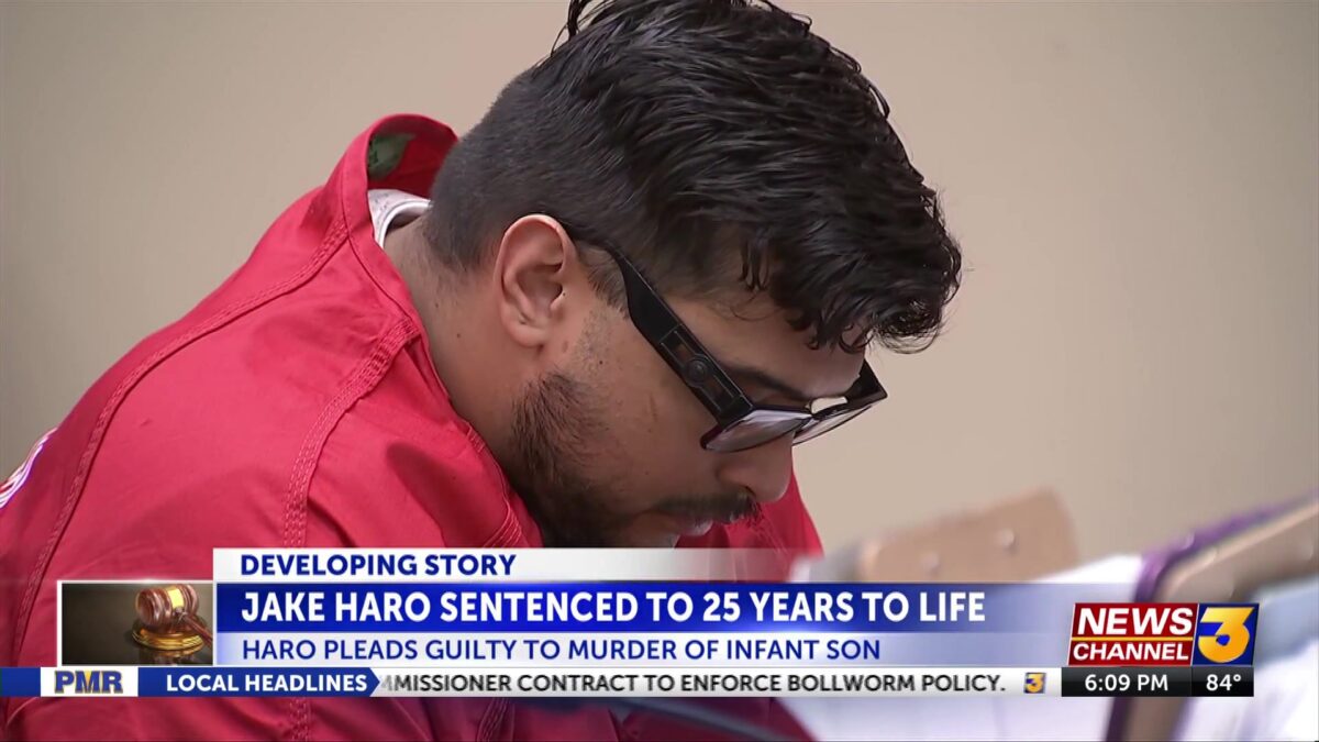 Jake Haro sentenced to 25 years to life for murder of infant son