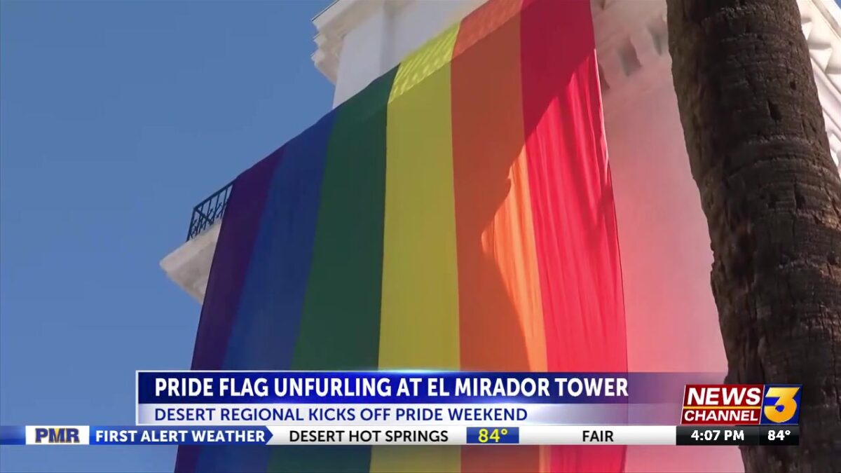 Desert Regional Medical Center launches Pride Weekend with Pride Flag unfurling ceremony