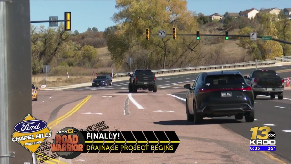 Drainage project that has delayed paving finally begins in El Paso County