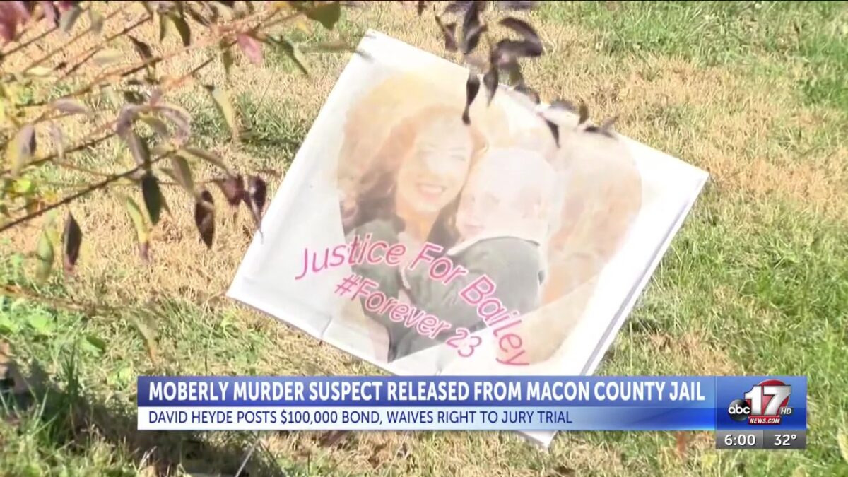 Moberly murder suspect released from Macon County Jail after posting bond