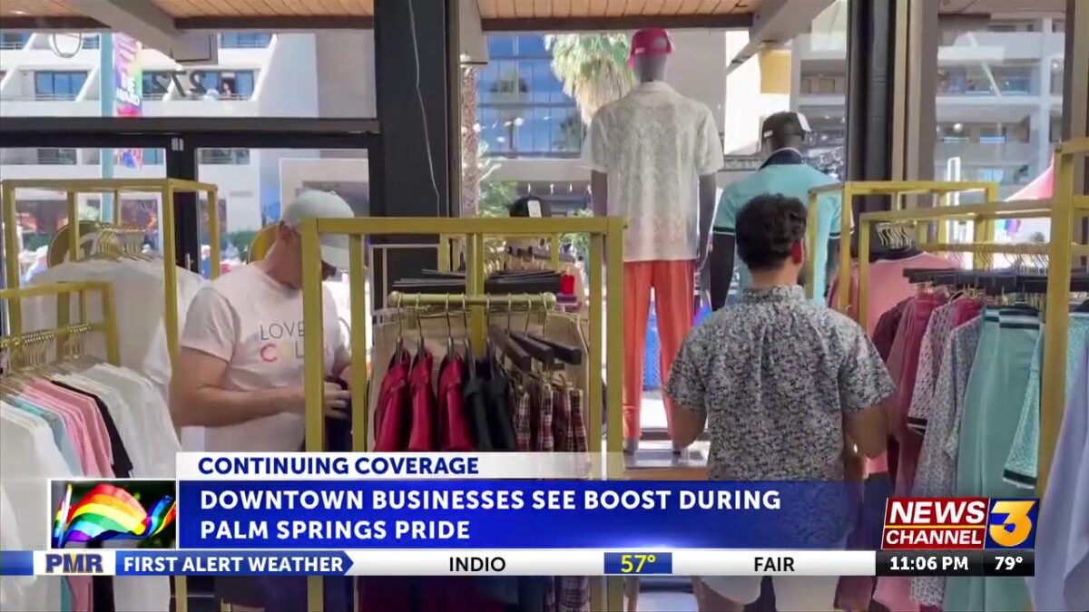 Downtown businesses see boost during Palm Springs Pride