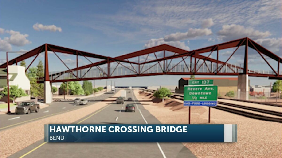 ODOT sets open house on new mountain-themed design for Bend’s Hawthorne Avenue pedestrian and bridge crossing