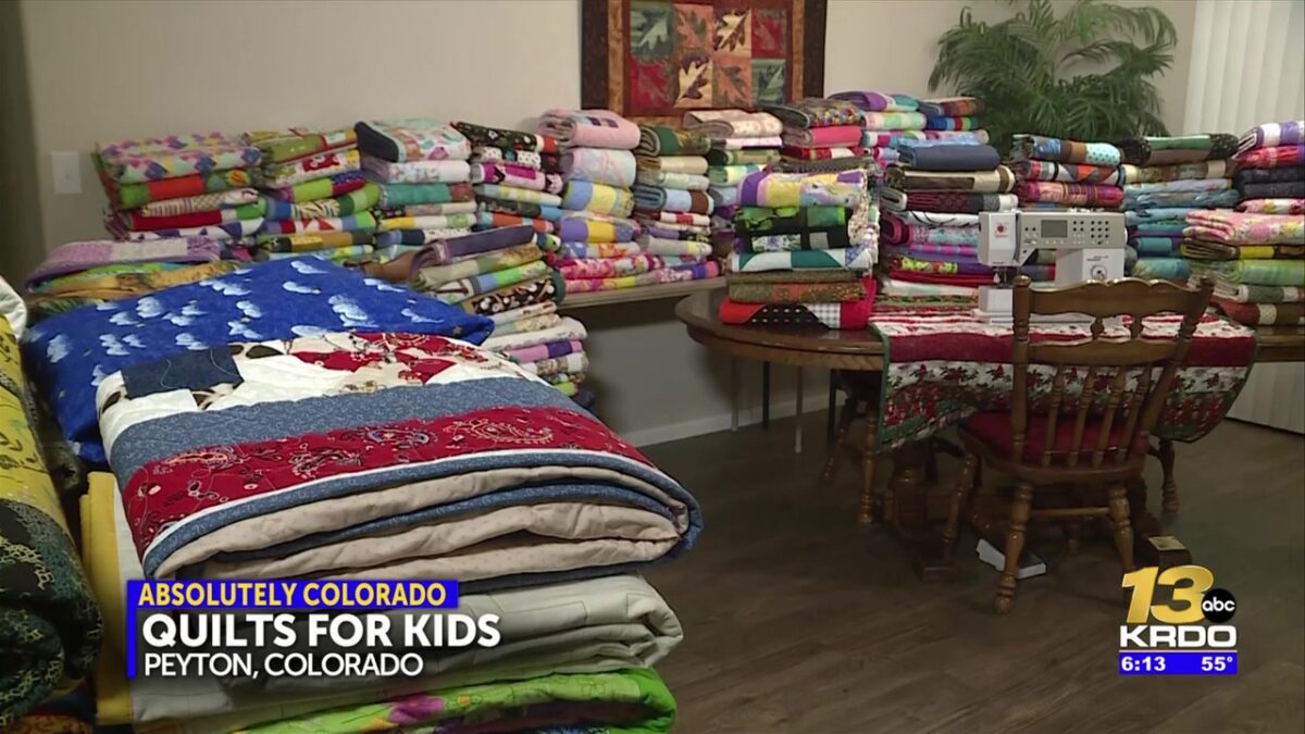 Local quilters hand-make over 300 quilts for children with disabilities