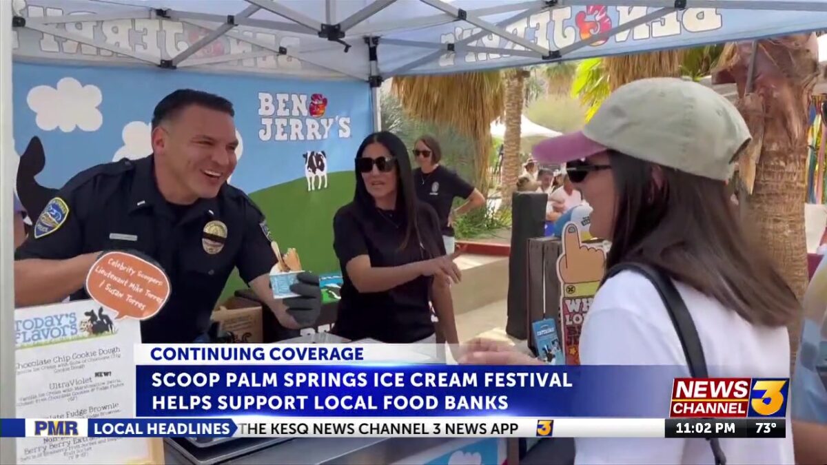 Palm Springs ice cream festival supports LGBTQ+ food bank with growing government shutdown need