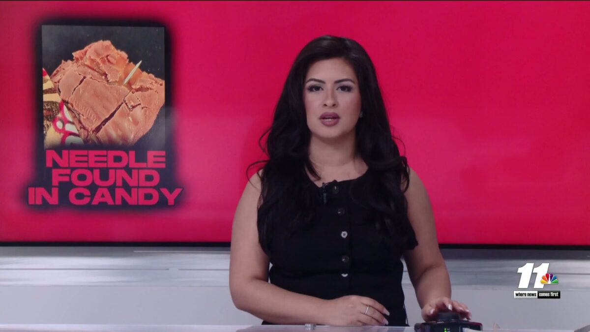 Child finds needle in candy in Imperial