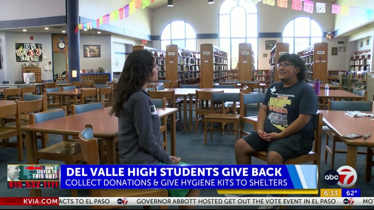 Good Vibes Only: Del Valle High students give back to local shelters