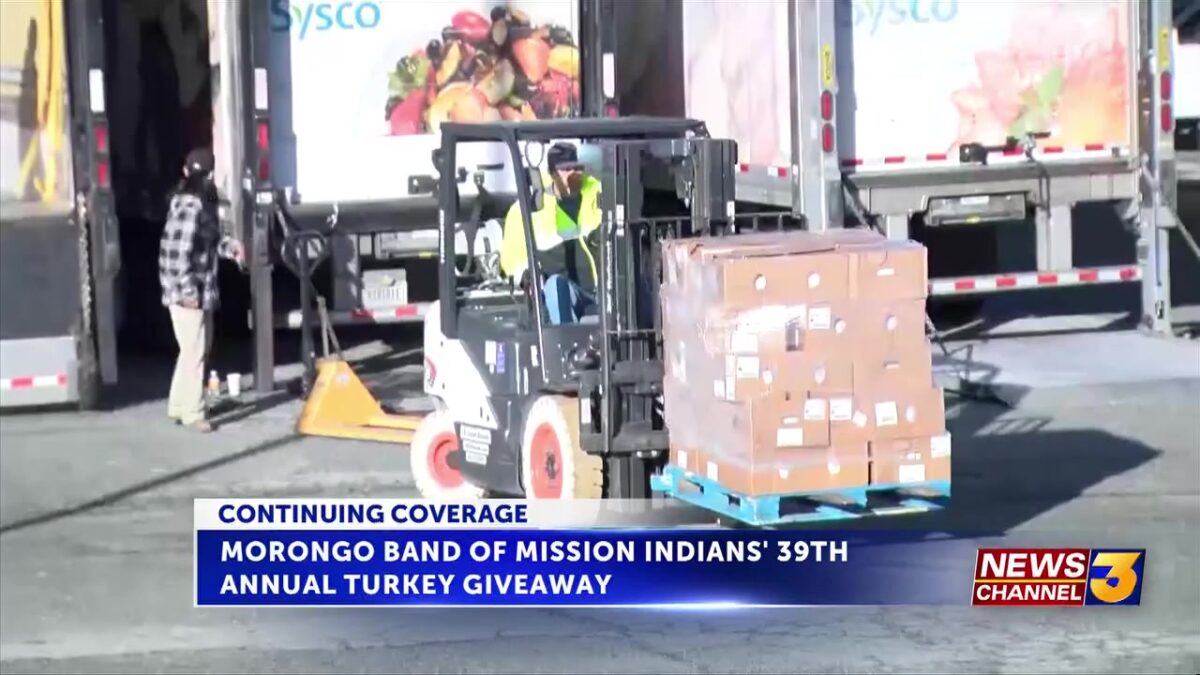 Morongo donates Thanksgiving turkeys to area nonprofits for holiday meals to those in need