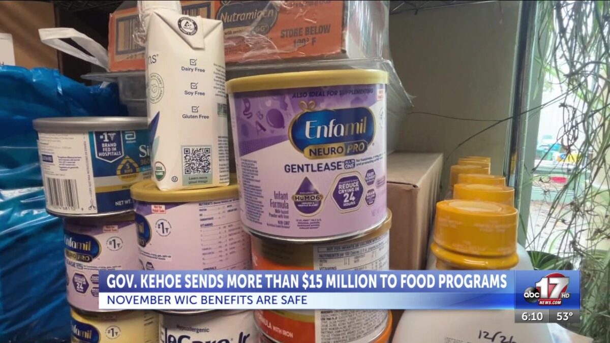 Missouri says WIC program will continue in November despite shutdown