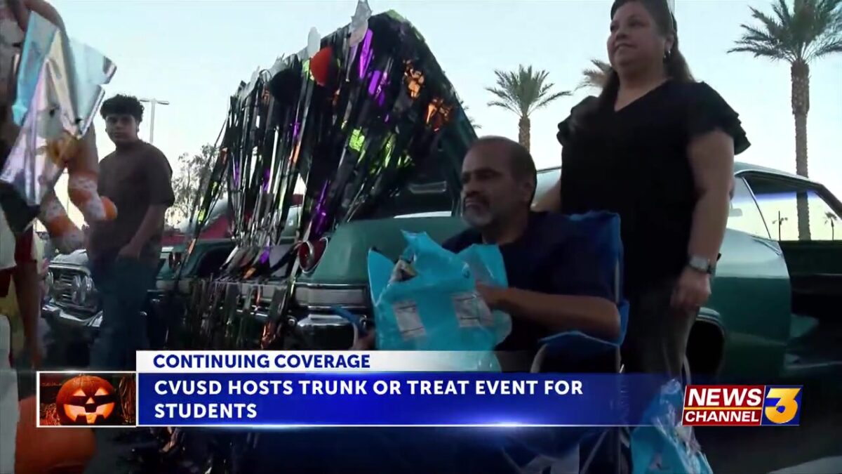 CVUSD hosts 2nd annual “Trunk or Treat” celebration