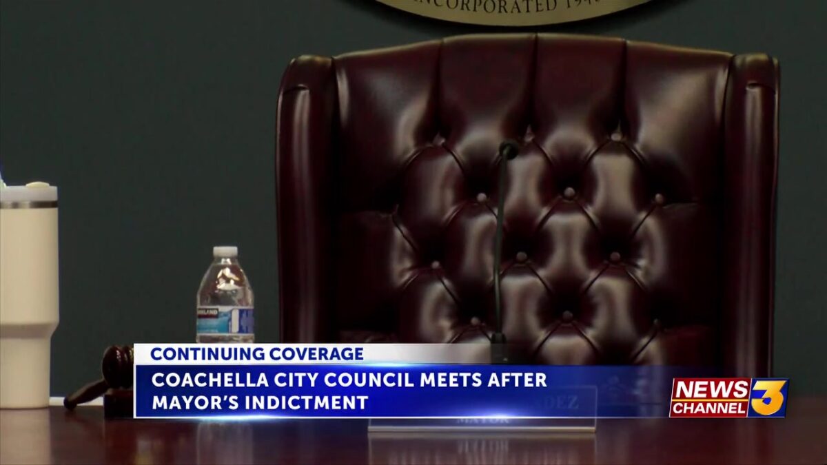 Mayor Steven Hernandez misses first Coachella City Council meeting after his indictment